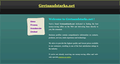 Desktop Screenshot of gretaandstarks.net