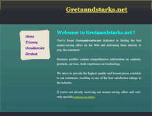 Tablet Screenshot of gretaandstarks.net